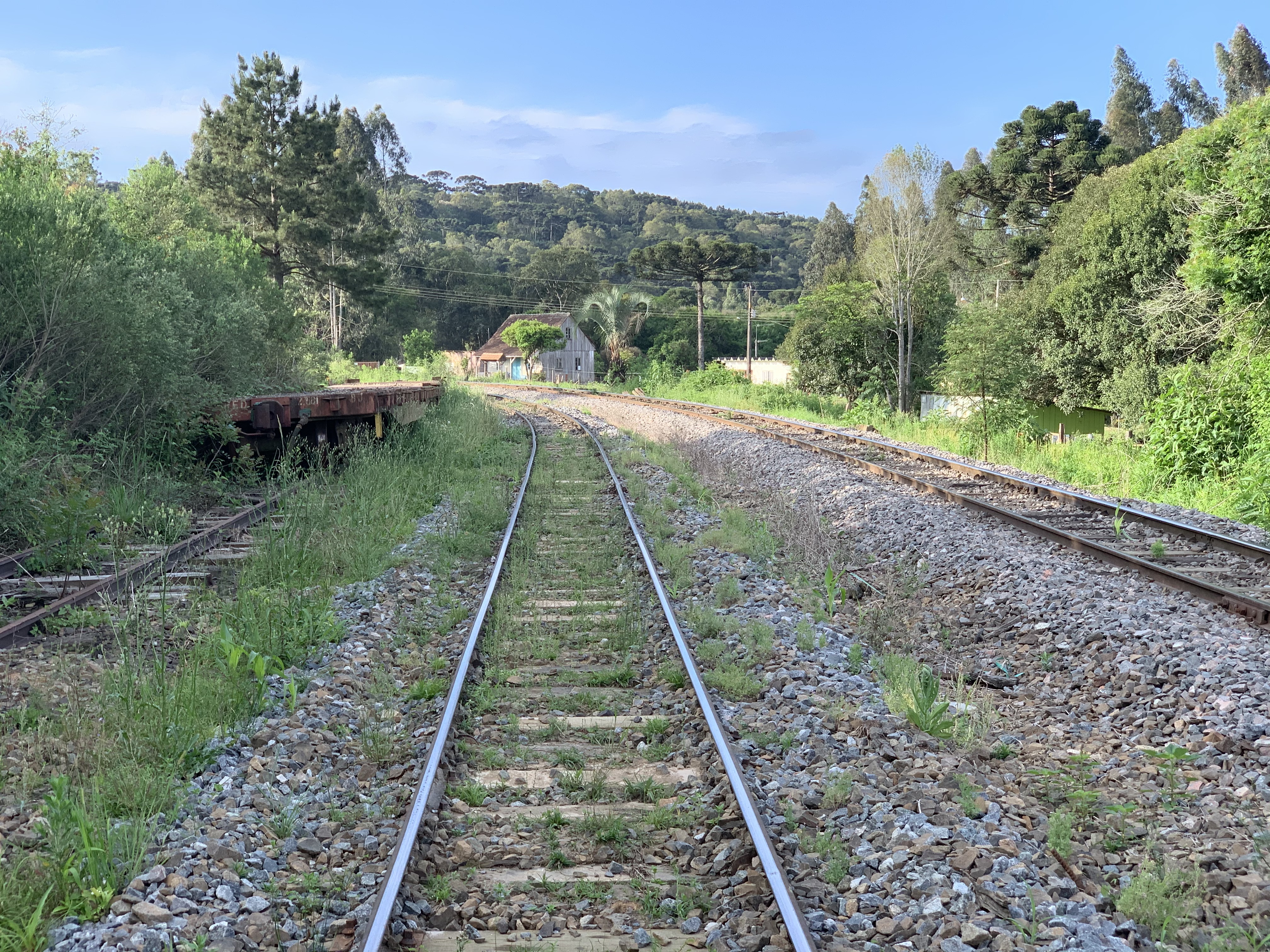 Figura 7: Pátio ferroviário em Avencal, Mafra/SC (2019)