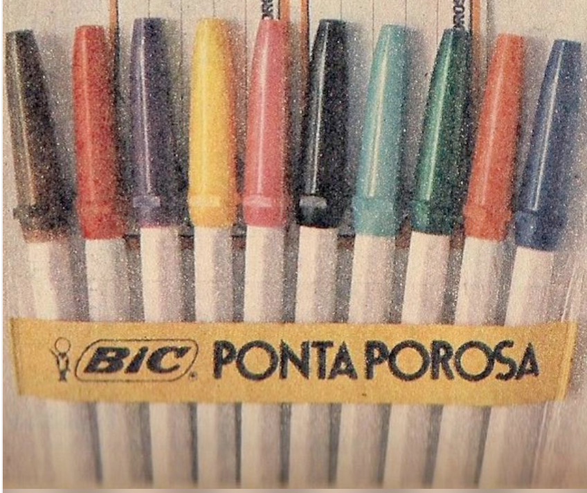 Figura 2: Antigo conjunto de canetinhas Bic Ponta Porosa