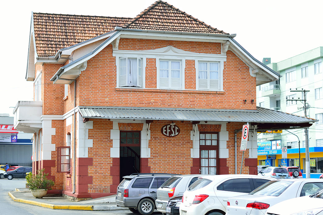 Figura 19: Estação de Rio do Sul, em uso como estação rodoviária