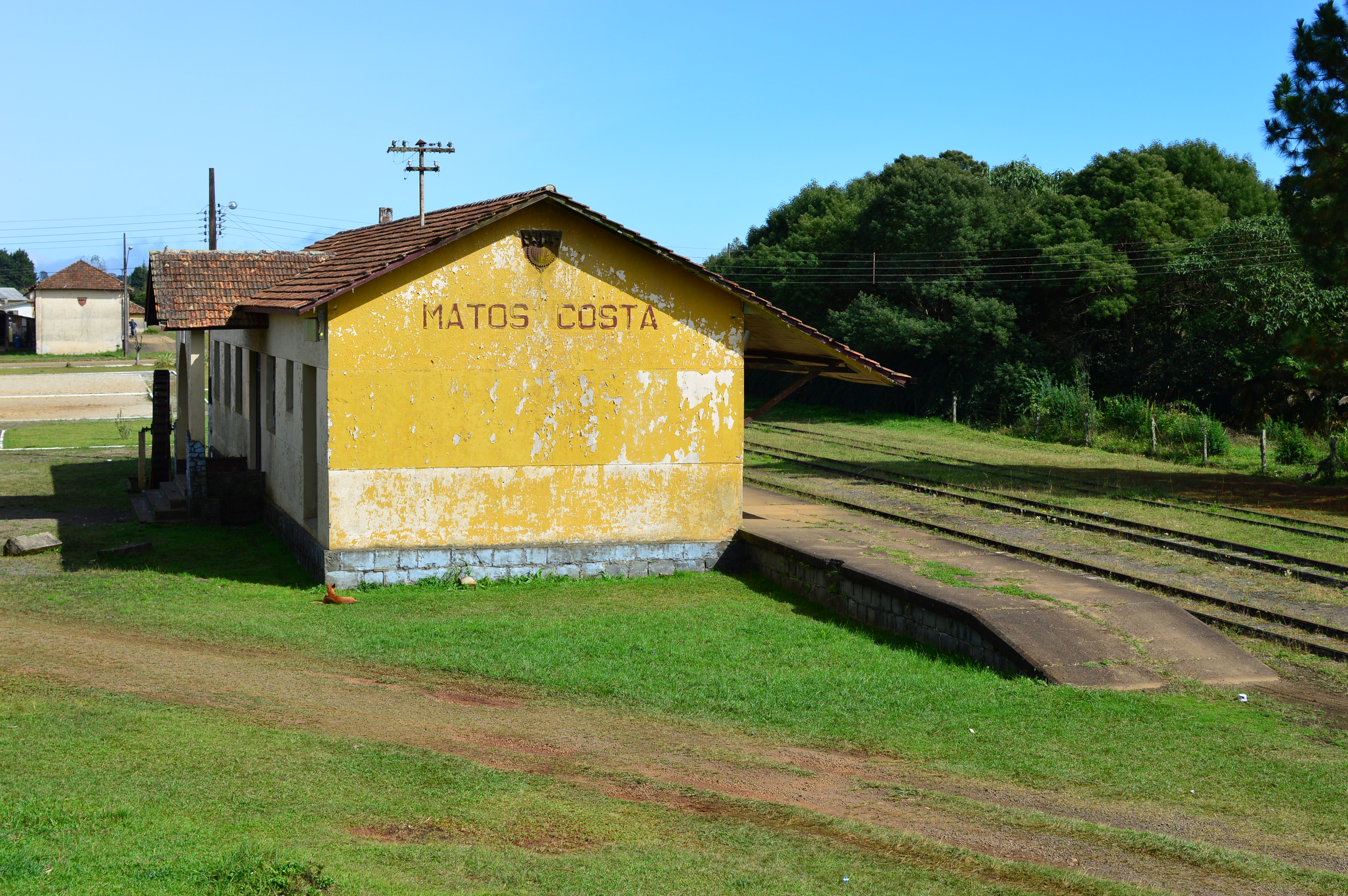 Figura 12: Estação e museu de Matos Costa/SC
