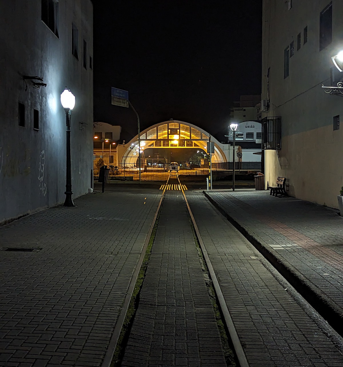 Figura 4: Estação de União à noite (2023).