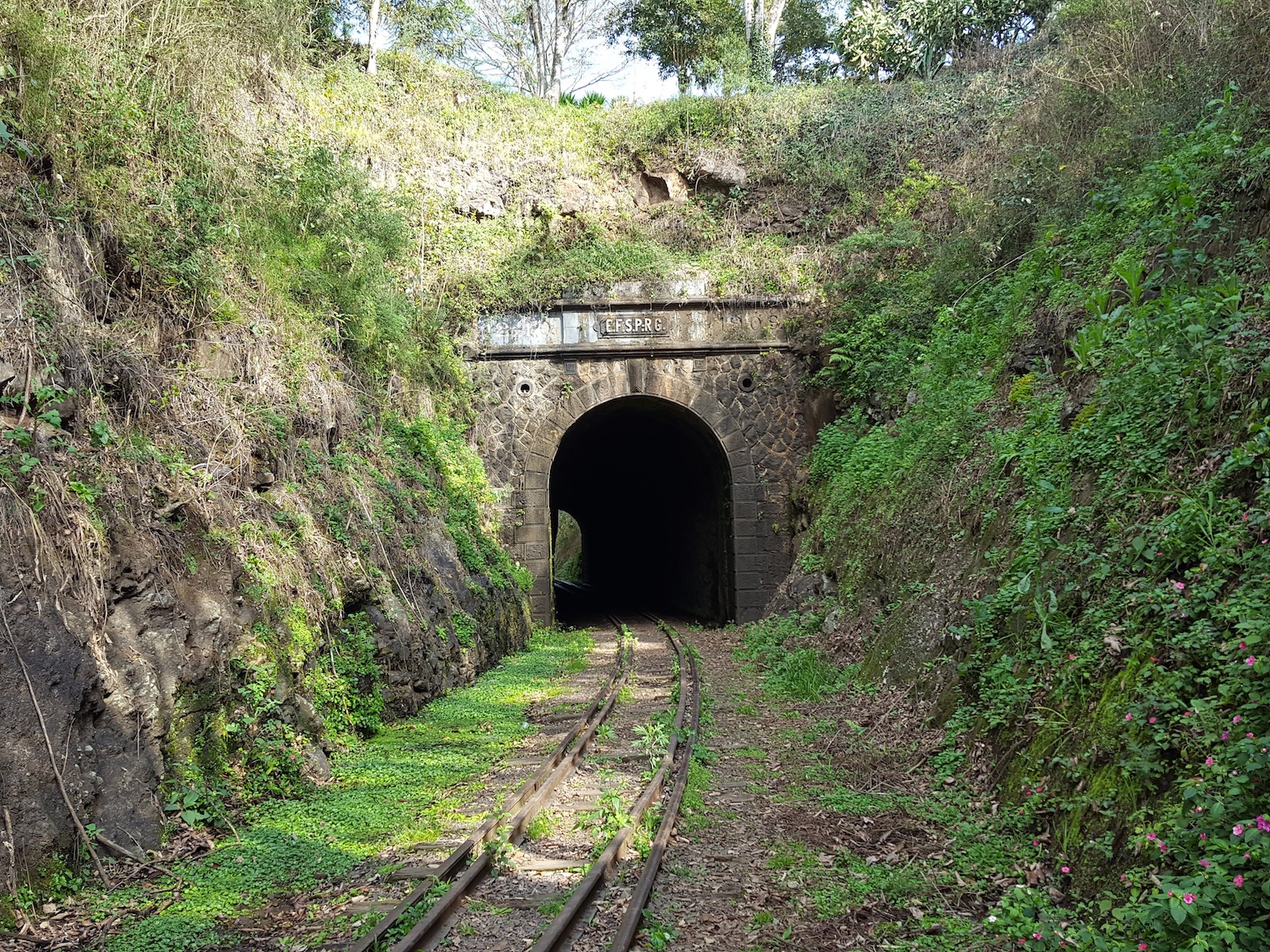 Figura 5: Túnel ferroviário em Pinheiro Preto/SC